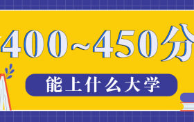 山西400至450分的二本院校名单汇总（2021年参考）