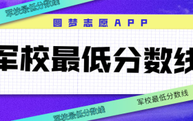 2022年军校录取最低分数线是多少？高考多少分才能上军校？