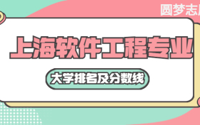 上海軟件工程專業(yè)大學(xué)排名及分?jǐn)?shù)線（含2021年高考最低錄取分）