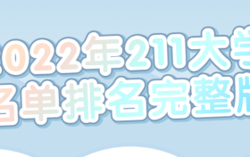 2022年211大学名单排名完整版-全国211大学排名顺序