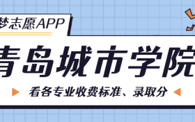 青岛城市学院一年学费多少钱？附各专业的收费标准（2023年参考）