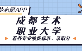 成都艺术职业大学一年学费多少钱？附各专业的收费标准（2023年参考）