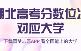 湖北高考排名：湖北高考分数位次对应大学（2023物理类参考）