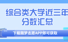 500分综合类大学排名及分数线2023考生必看！