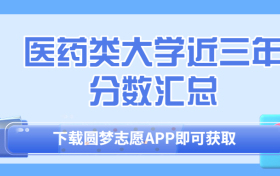 500分医药类大学排名及分数线2023考生必看！