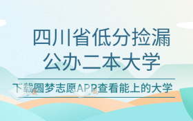 四川最容易考的二本公办学校-四川适合捡漏的大学名单（2023参考）