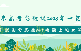 山东高考分数线2023年一览表（本科线、专科线）