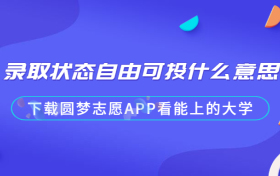 录取状态自由可投什么意思？已投档变成自由可投什么意思？