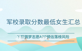 女生考军校最低多少分？附军校录取分数最低女生汇总