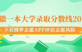 安徽一本大学录取分数线2023一览表（文理科汇总）