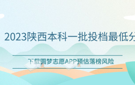 陕西一本分数线2023全国汇总-2023陕西本科一批投档最低分