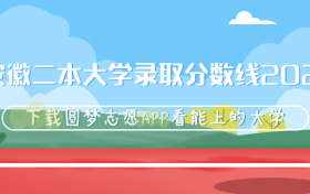 安徽二本大学录取分数线2023文理科一览表汇总