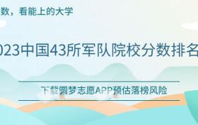 哪个军校录取分数线最低？附2023中国43所军队院校分数排名表