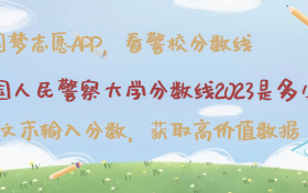 中国人民警察大学分数线2023是多少？附高考最低录取分（2024年参考）