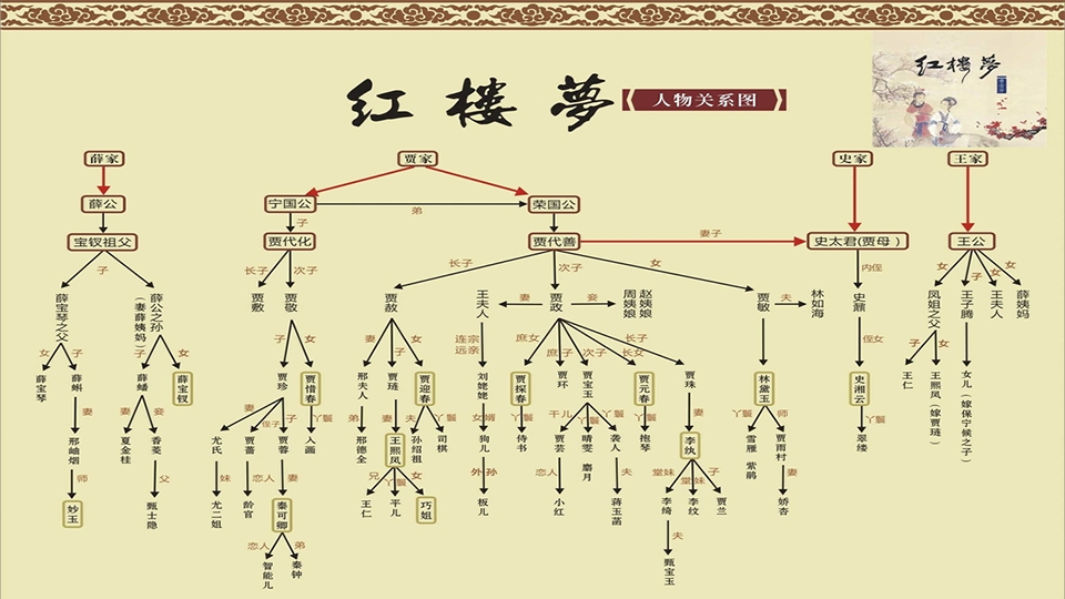 红楼梦薛家人物列表图片