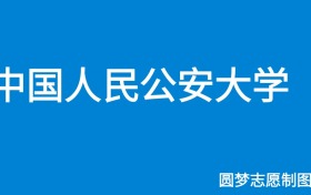 中国人民公安大学2024年招生简章（含本科人数、录取规则）