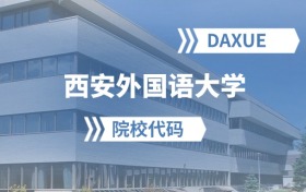 2026年西安外國語大學院校代碼是多少？附招生專業(yè)代碼