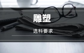 2026雕塑專業(yè)選科要求：必選科目有哪些？
