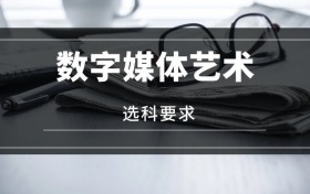 2026數(shù)字媒體藝術(shù)專業(yè)選科要求：必選科目有哪些？