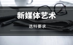 2026新媒體藝術(shù)專業(yè)選科要求：必選科目有哪些？