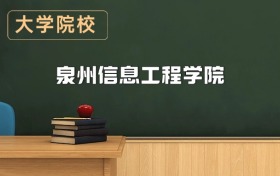 泉州信息工程學(xué)院2026年招生簡章（含招生計(jì)劃、錄取分?jǐn)?shù)線）