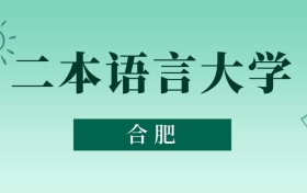 合肥二本語言大學(xué)最低多少分能上？看2025年錄取分?jǐn)?shù)線