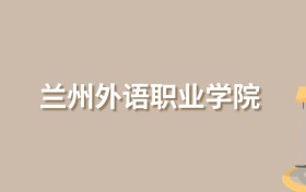 2025年兰州外语职业学院录取分数线！含建档立卡专项