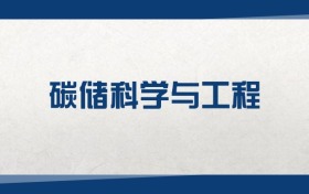 2025碳储科学与工程专业在上海市录取分数线：含大学最新排名