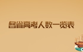 2026年各省高考人数一览表
