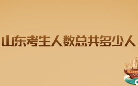 2025山东考生人数总共多少人?权威数据助力2026届升学规划