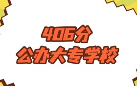 山东406分左右的公办大专学校推荐：2026年高考必读