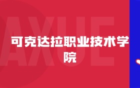 2025可克達拉職業(yè)技術(shù)學(xué)院專業(yè)排名及錄取分?jǐn)?shù)線表