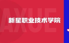 2025新星職業(yè)技術(shù)學(xué)院專業(yè)排名及錄取分?jǐn)?shù)線表（附招生計劃）