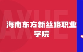 2025海南東方新絲路職業(yè)學(xué)院專業(yè)排名及錄取分?jǐn)?shù)線表