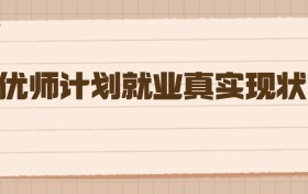優(yōu)師計(jì)劃就業(yè)真實(shí)現(xiàn)狀：一份給2026年高考生的深度解析