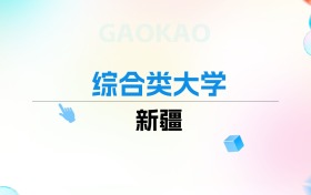 2026年新疆综合类大学排名表：附录取分数线