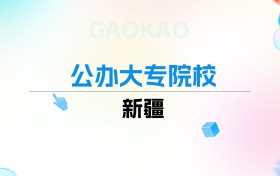 2026年新疆公办大专院校排名表：附录取分数线