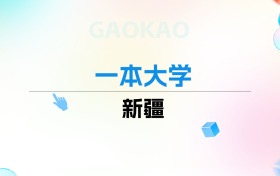 2026年新疆一本大学排名表：附录取分数线