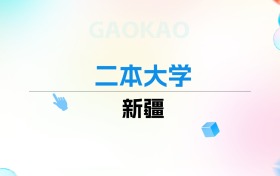 2026年新疆二本大学排名表：附录取分数线