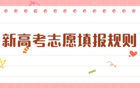 2026年新高考志愿填報(bào)規(guī)則