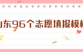 山東96個(gè)志愿填報(bào)模板：三步教你填滿96個(gè)志愿不滑檔