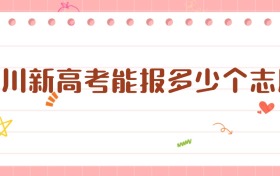 2026四川新高考能報多少個志愿？一文讀懂全批次志愿設(shè)置