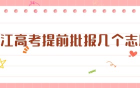 浙江高考提前批報(bào)幾個(gè)志愿？志愿填報(bào)核心要點(diǎn)解析