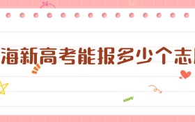 2026青海新高考能報多少個志愿？一篇講清所有批次