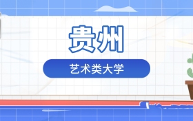 2026年艺术类大学在贵州录取分数及位次表：排名多少能上？