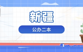 2026年公办二本在新疆录取分数及位次表：排名多少能上？