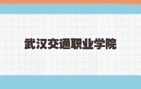 武汉交通职业学院定向士官2025年录取线:含招生计划