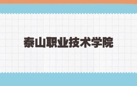 泰山职业技术学院定向士官2025年录取线:含招生计划