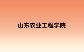 山东农业工程学院中外合作办学有哪些专业?值得报考吗?附招生计划