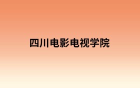 四川电影电视学院中外合作办学有哪些专业?值得报考吗